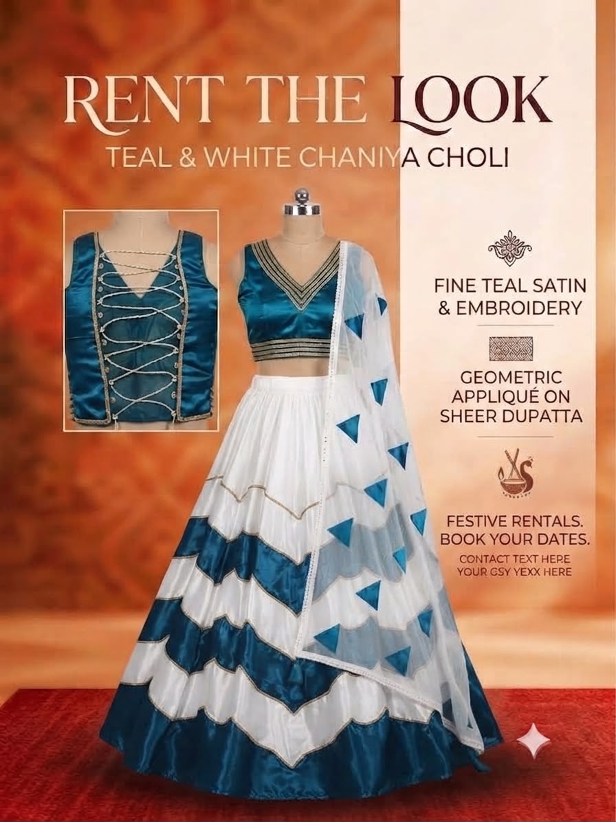 Sample 15, traditional Gujarati Chaniya Choli from Rent The Look